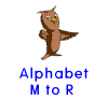 This is the alphabet from M to R
